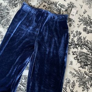 NWT Anthropologie Velvet Stretch Flare Pant